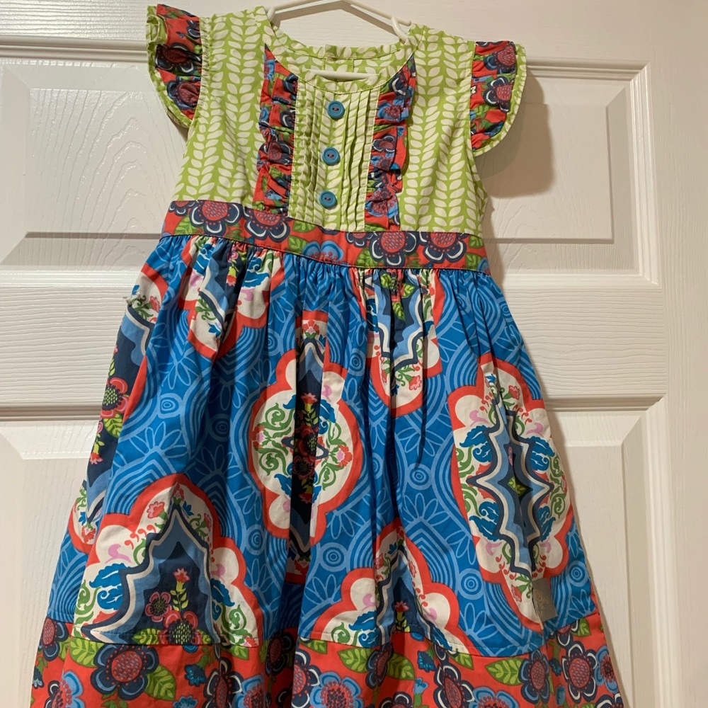 Adorable Eleanor Rose Girls sz 4/5 Summer Dress
